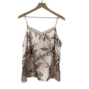 House of Harlow 1960 Lace Trim Camisole - Pink Multi - Medium
